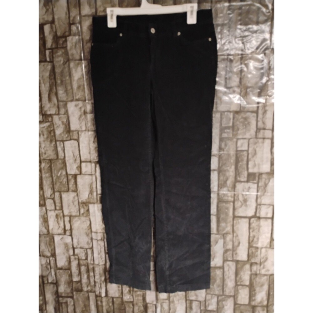 Columbia Womens Corduroy Pants Stretch Black Size 8 Regular